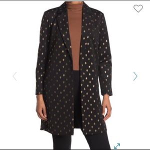 Tahari foil dot jacket Medium